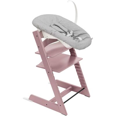 Stokke Bundle Treppenhochstuhl inkl. Newbornset Light Grey & Babyset lila Stokke Bundle Treppenhochstuhl inkl. Newbornset Light Grey & Babyset lila