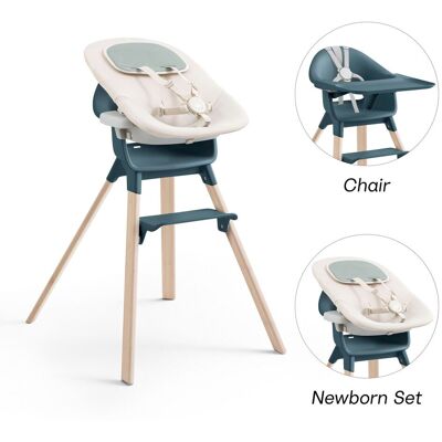 Stokke Bundle Hochstuhl Bambus inkl. Newbornset blau Stokke Bundle Hochstuhl Bambus inkl. Newbornset blau