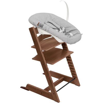 Stokke Bundle Treppenhochstuhl inkl. Newbornset Light Grey & Babyset braun Stokke Bundle Treppenhochstuhl inkl. Newbornset Light Grey & Babyset braun