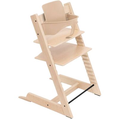 Stokke Bundle Treppenhochstuhl inkl. Newbornset Deep Grey & Babyset natur Stokke Bundle Treppenhochstuhl inkl. Newbornset Deep Grey & Babyset natur