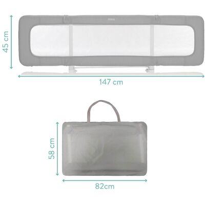 fillikid Bettgitter Maja 147x45 cm grau fillikid Bettgitter Maja 147x45 cm grau