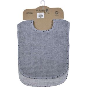 Wörner 2er-Pack Lätzchen mit Druckknopf 26x40 cm grau Wörner 2er-Pack Lätzchen mit Druckknopf 26x40 cm grau