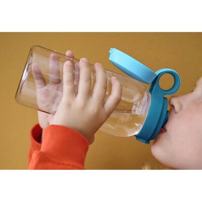 Mepal Trinkflasche mit Klappdeckel 600ml weiss Mepal Trinkflasche mit Klappdeckel 600ml weiss