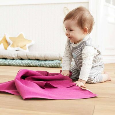 Bornino 4er-Pack Mullwindeln 80x80 cm rosa Bornino 4er-Pack Mullwindeln 80x80 cm rosa