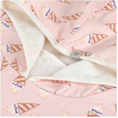 Lässig Wende-Badeponcho Dackel Eis rosa mehrfarbig Lässig Wende-Badeponcho Dackel Eis rosa mehrfarbig