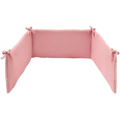 BORNINO HOME Wende-Nestchen Musselin 34x180 cm rosa BORNINO HOME Wende-Nestchen Musselin 34x180 cm rosa