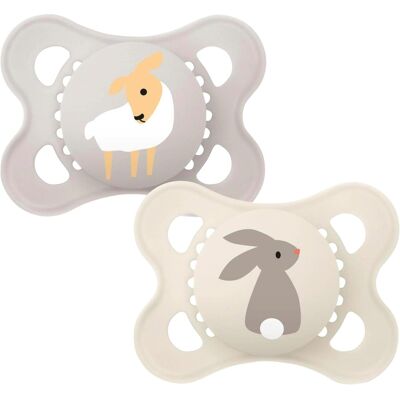MAM 2er-Pack Schnuller Original Silikon, 0-6M mehrfarbig MAM 2er-Pack Schnuller Original Silikon, 0-6M mehrfarbig