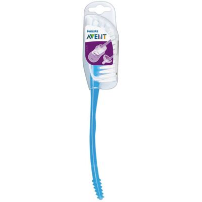 Philips Avent Flaschen- und Saugerbürste, SCF145/06, blau blau Philips Avent Flaschen- und Saugerbürste, SCF145/06, blau blau