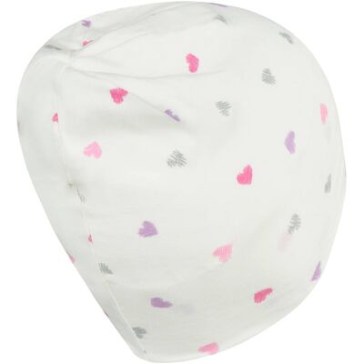 Sterntaler Beanie Glitzer-Herzen weiss mehrfarbig Sterntaler Beanie Glitzer-Herzen weiss mehrfarbig