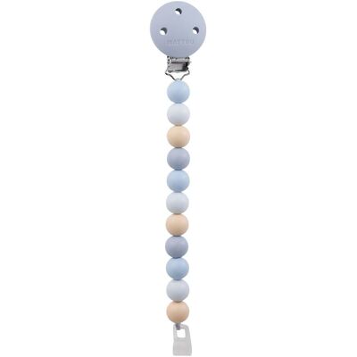Nattou Schnullerkette Silikon blau Nattou Schnullerkette Silikon blau
