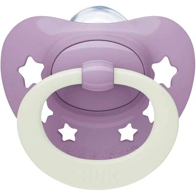 NUK 2er-Pack Schnuller First Choice Classic Night, 6-18M mehrfarbig NUK 2er-Pack Schnuller First Choice Classic Night, 6-18M mehrfarbig