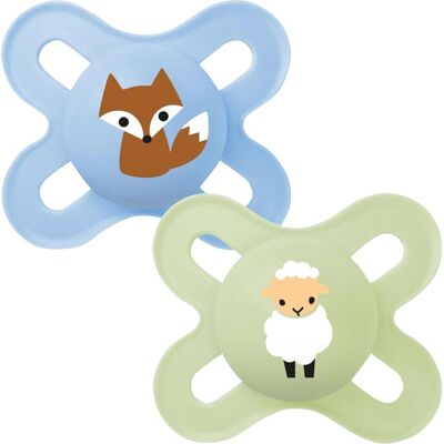 MAM 2er-Pack Schnuller Original Start Latex, 0-2M mehrfarbig MAM 2er-Pack Schnuller Original Start Latex, 0-2M mehrfarbig