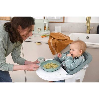 BEABA Silikon-Kinderteller-Set - Grünsoße - 4 Stück BEABA Silikon-Kinderteller-Set - Grünsoße - 4 Stück