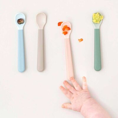 Done by Deer 3er-Pack Babylöffel Foodie beige Done by Deer 3er-Pack Babylöffel Foodie beige