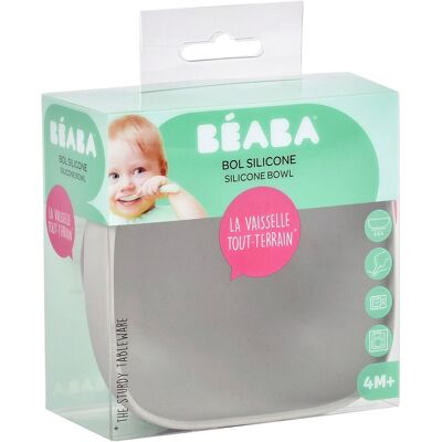 Beaba Silikon Saugnapf-Schüssel - Baby Selbstfütterungshilfe Beaba Silikon Saugnapf-Schüssel - Baby Selbstfütterungshilfe