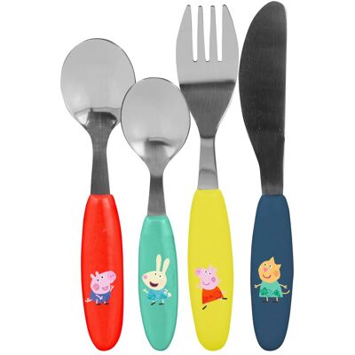 P:OS 4-tlg. Kinderbesteckset mehrfarbig P:OS 4-tlg. Kinderbesteckset mehrfarbig