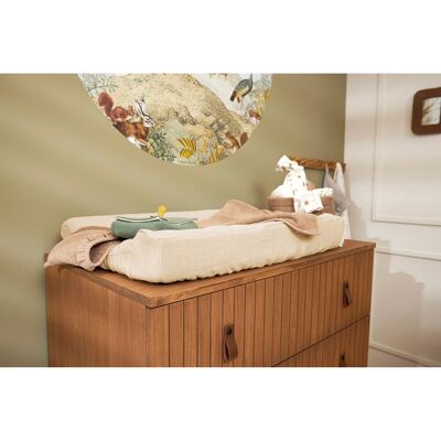 Meyco Baby Wickelauflagenbezug Musselin pre-washed 50x70 cm beige Meyco Baby Wickelauflagenbezug Musselin pre-washed 50x70 cm beige