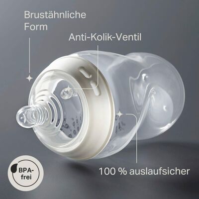 Tommee Tippee Anti-Kolik-Flasche 340ml transparent Tommee Tippee Anti-Kolik-Flasche 340ml transparent