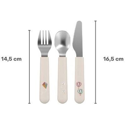 Mepal 3-tlg. Kinderbesteckset mehrfarbig Mepal 3-tlg. Kinderbesteckset mehrfarbig