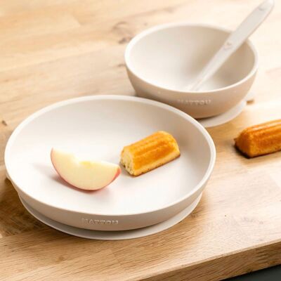 Nattou 3-tlg. Esslernset beige Nattou 3-tlg. Esslernset beige