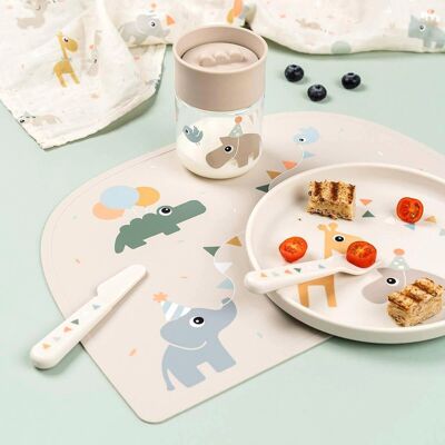 Done by Deer Platzset aus Silikon natur Done by Deer Platzset aus Silikon natur