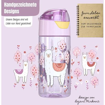 Bearfoot Trinkflasche 450ml rosa Bearfoot Trinkflasche 450ml rosa