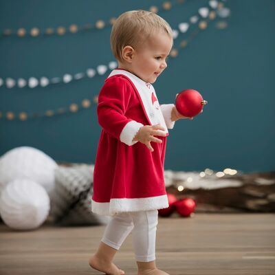 Bornino Lätzchen Weihnachten Baby´s 1st Christmas weiss Bornino Lätzchen Weihnachten Baby´s 1st Christmas weiss