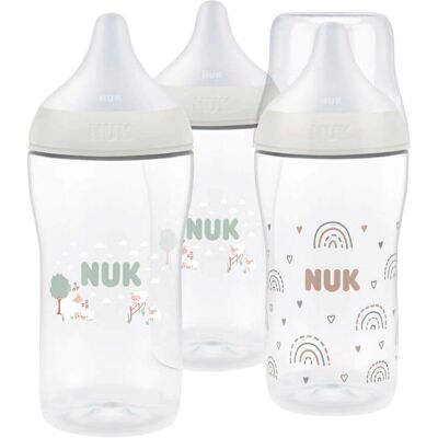 NUK 3er-Set Babyflasche Perfect Match, 260ml, ab 3M mehrfarbig NUK 3er-Set Babyflasche Perfect Match, 260ml, ab 3M mehrfarbig
