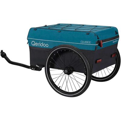Qeridoo Fahrradanhänger Qubee Grey blau Qeridoo Fahrradanhänger Qubee Grey blau
