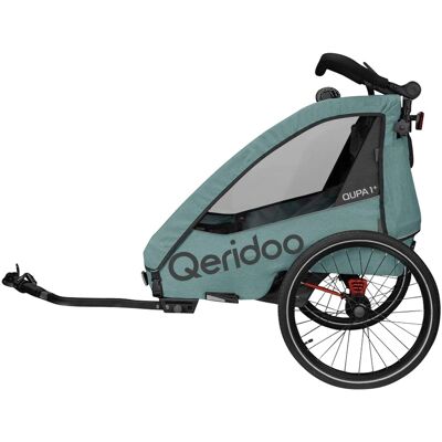 Qeridoo Fahrradanhänger QUPA 2 Plus blau Qeridoo Fahrradanhänger QUPA 2 Plus blau