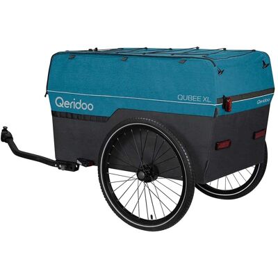 Qeridoo Fahrradanhänger Qubee XL Grey blau Qeridoo Fahrradanhänger Qubee XL Grey blau