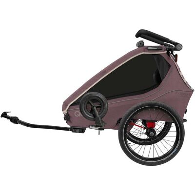 Qeridoo Fahrradanhänger Kidgoo 1 lila Qeridoo Fahrradanhänger Kidgoo 1 lila