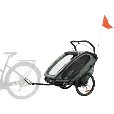 Hauck Fahrradanhänger Bike N Walk khaki Hauck Fahrradanhänger Bike N Walk khaki