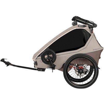 Qeridoo Fahrradanhänger Kidgoo 1 Pro Gen 2 braun Qeridoo Fahrradanhänger Kidgoo 1 Pro Gen 2 braun