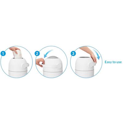 Chicco Windeleimer Odour Off weiss Chicco Windeleimer Odour Off weiss