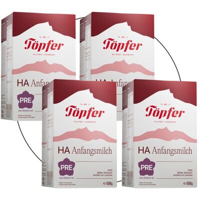Töpfer 4er Pack HA PRE 600 g Töpfer 4er Pack HA PRE 600 g