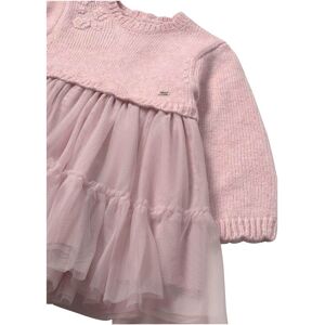Mayoral Kleid langarm 2in1 Strickpullover und Tüllrock rosa Mayoral Kleid langarm 2in1 Strickpullover und Tüllrock rosa
