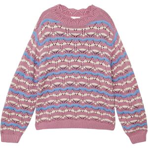 s.Oliver Pullover Ajour Ringel rosa mehrfarbig s.Oliver Pullover Ajour Ringel rosa mehrfarbig