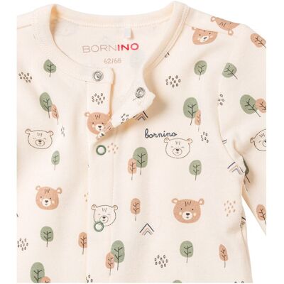 Bornino Schlafoverall Tiny Forest natur mehrfarbig Bornino Schlafoverall Tiny Forest natur mehrfarbig