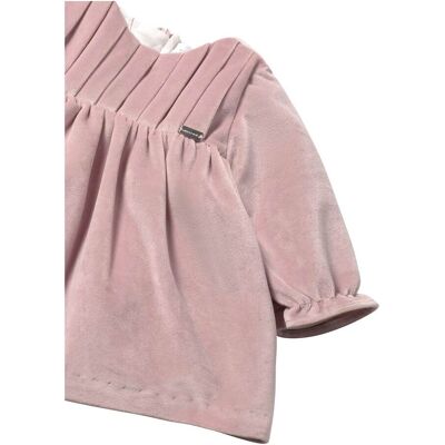 Mayoral Samt-Kleid langarm rosa Mayoral Samt-Kleid langarm rosa