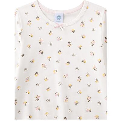 Sanetta Schlafanzug lang Blumen natur Sanetta Schlafanzug lang Blumen natur