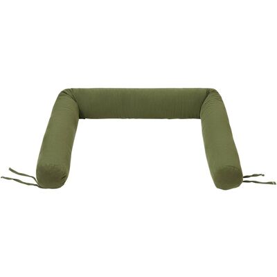 BORNINO HOME Nestchenschlange Musselin 14x180 cm gruen BORNINO HOME Nestchenschlange Musselin 14x180 cm gruen