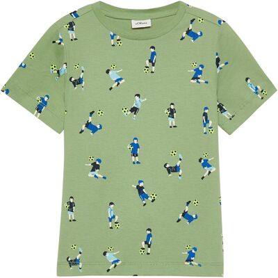 s.Oliver T-Shirt Fußball gruen mehrfarbig s.Oliver T-Shirt Fußball gruen mehrfarbig