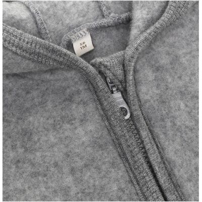 Huttelihut Wollfleece-Jacke grau Huttelihut Wollfleece-Jacke grau