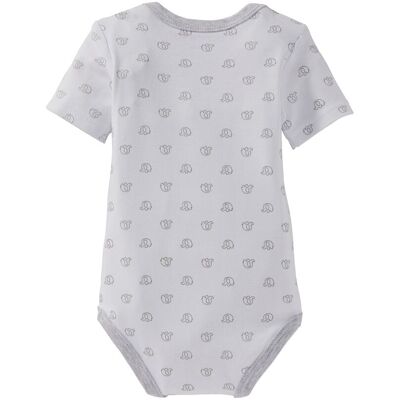 Bornino 3er-Pack Bodys kurzarm grau Bornino 3er-Pack Bodys kurzarm grau