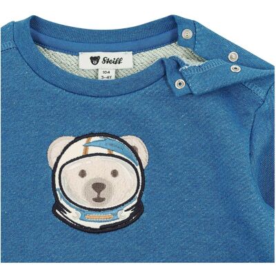 Steiff Sweatshirt Bär-Astronaut blau Steiff Sweatshirt Bär-Astronaut blau