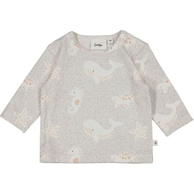 Feetje Shirt langarm Meerestiere natur grau Feetje Shirt langarm Meerestiere natur grau