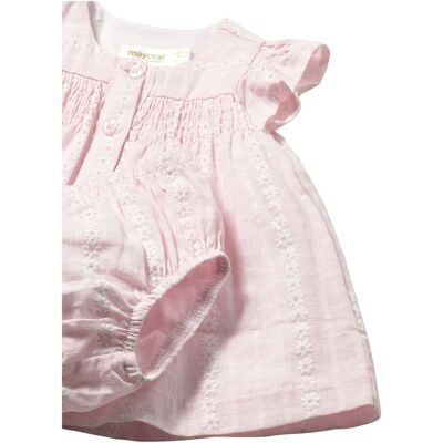 Mayoral Webkleid Flügelarm Blumen rosa natur Mayoral Webkleid Flügelarm Blumen rosa natur