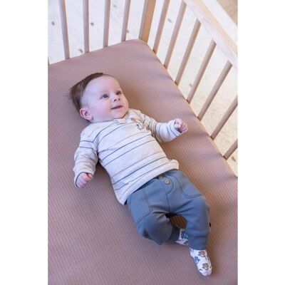 Feetje Henley-Shirt langarm Ringel beige mehrfarbig Feetje Henley-Shirt langarm Ringel beige mehrfarbig