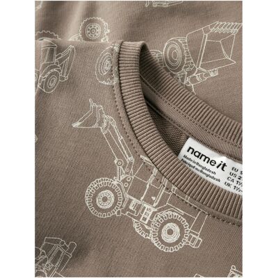 name it Sweatshirt Traktoren braun name it Sweatshirt Traktoren braun